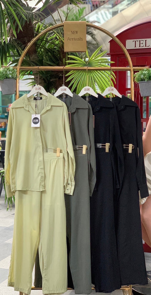 LALUNE Solid Color Co-Ord Sets